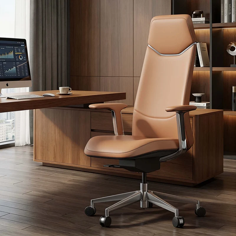Omidi-Neris Leather Office Chair with Best Value