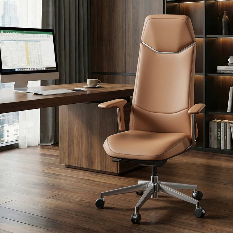Omidi-Neris Leather Office Chair with Best Value