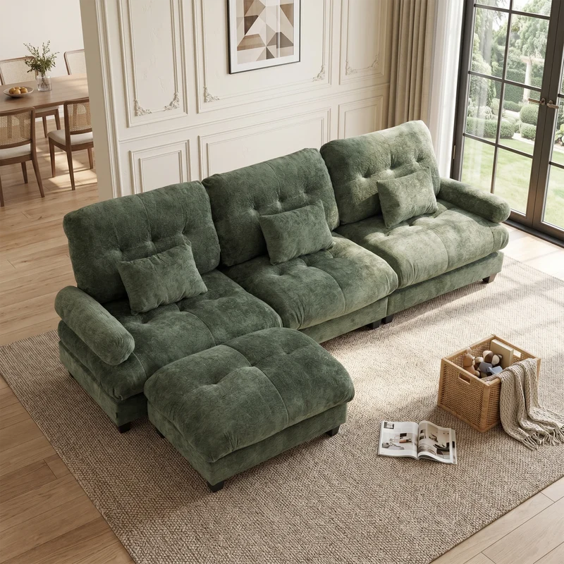 SF101 Deep Seat Plush Sofa