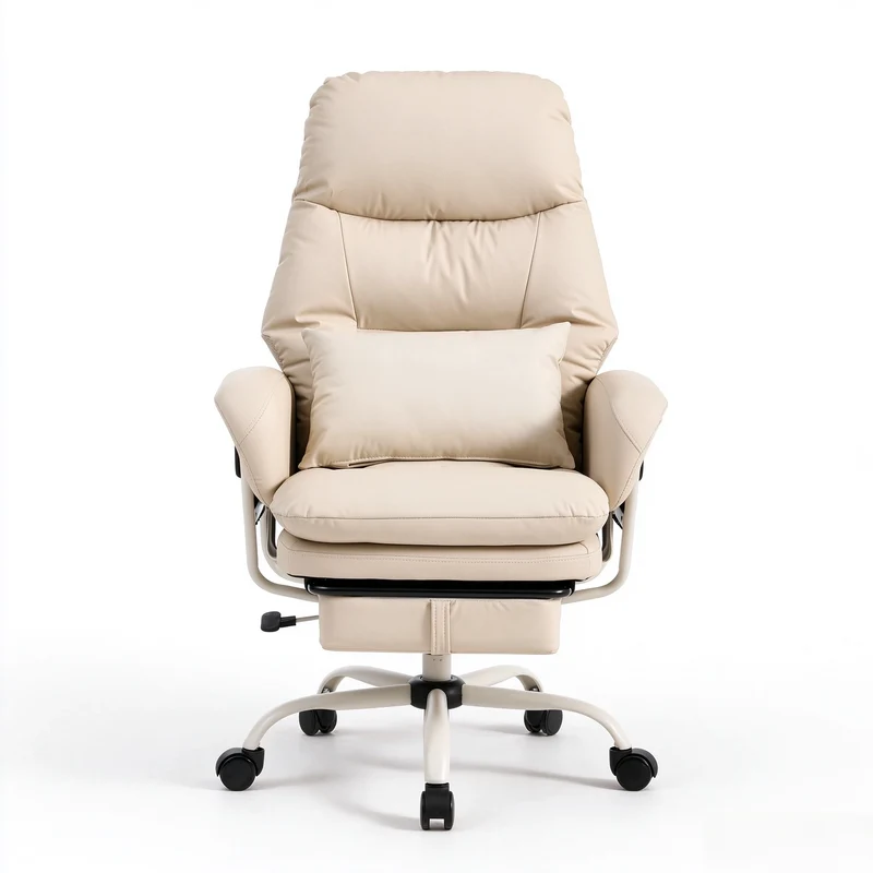 Nora Ergonomic Leather Chair with Deep Reclining Comfort