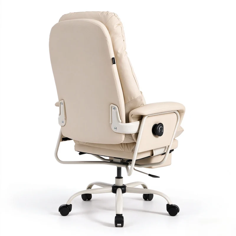 Nora Ergonomic Leather Chair with Deep Reclining Comfort
