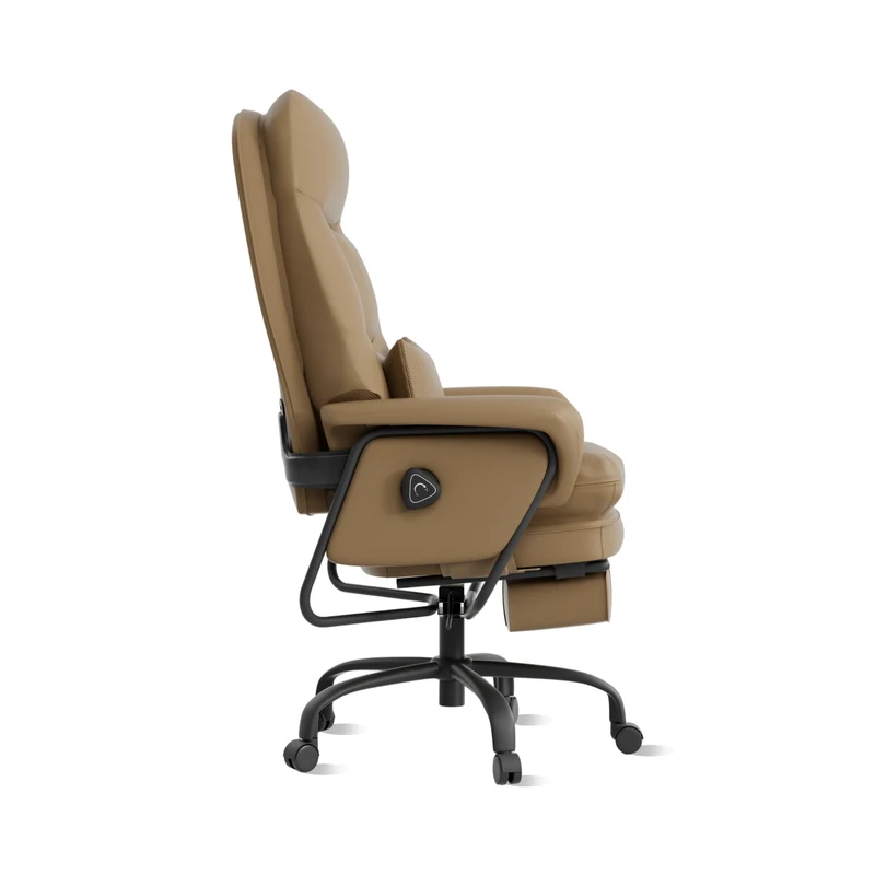 Nora Ergonomic Leather Chair with Deep Reclining Comfort