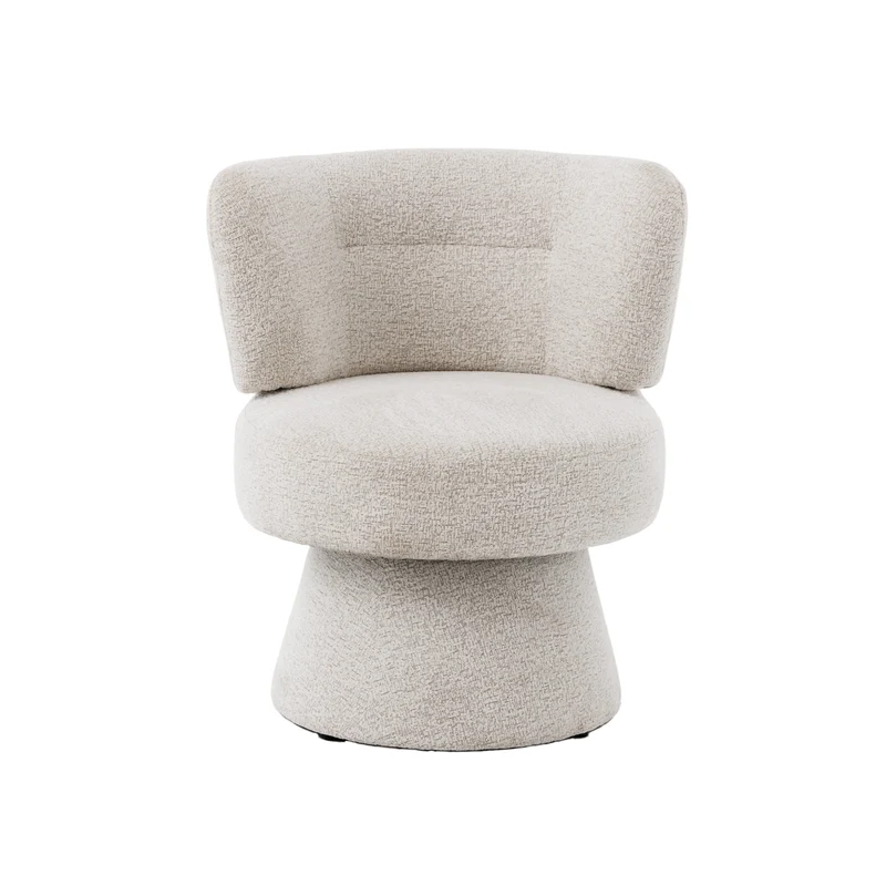Cove Swivel Accent Chair with 360° Free Rotatable Base