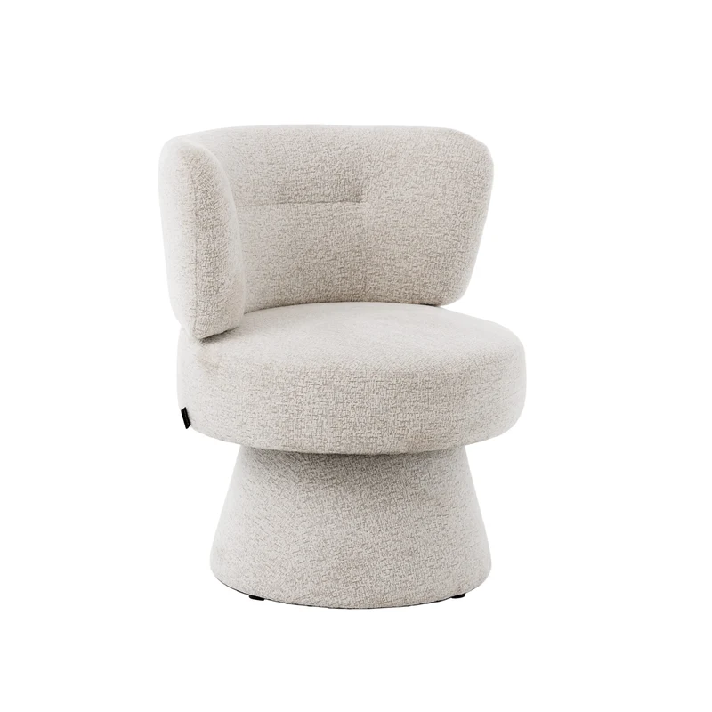 Cove Swivel Accent Chair with 360° Free Rotatable Base