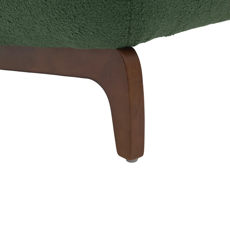 Cloud Nest Modern Boucle Accent chair with Wood Frame