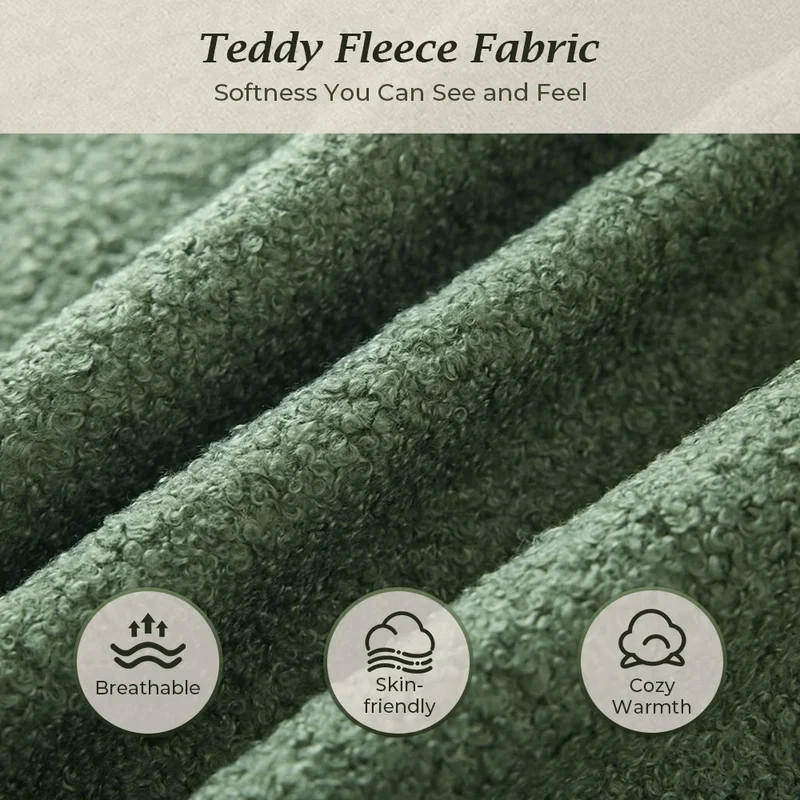 Cloud Nest Modern Boucle Accent chair with Wood Frame