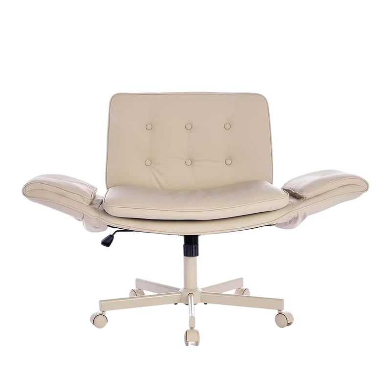 P6 Criss Cross Chair with Pet-Friendly Upholstery and Adjustable Armrests