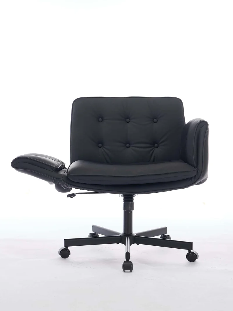 P6 Criss Cross Chair with Pet-Friendly Upholstery and Adjustable Armrests
