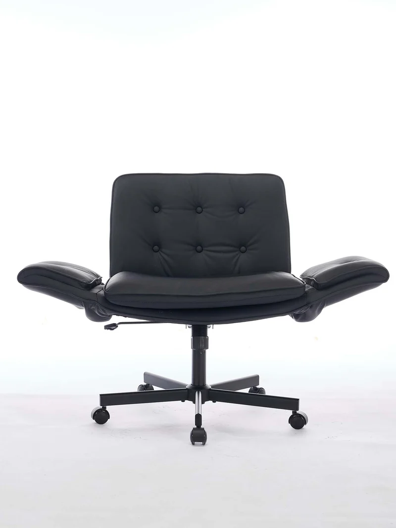 P6 Criss Cross Chair with Pet-Friendly Upholstery and Adjustable Armrests