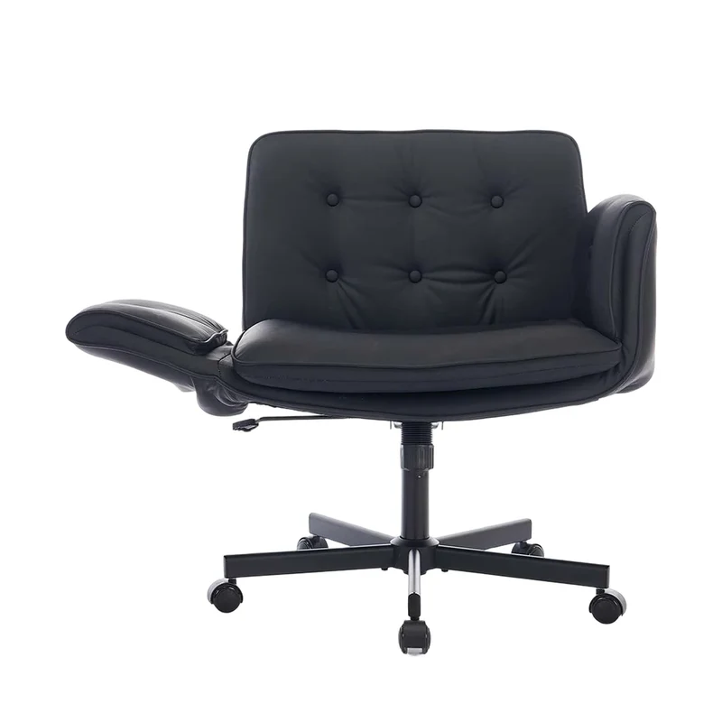 P6 Criss Cross Chair with Pet-Friendly Upholstery and Adjustable Armrests
