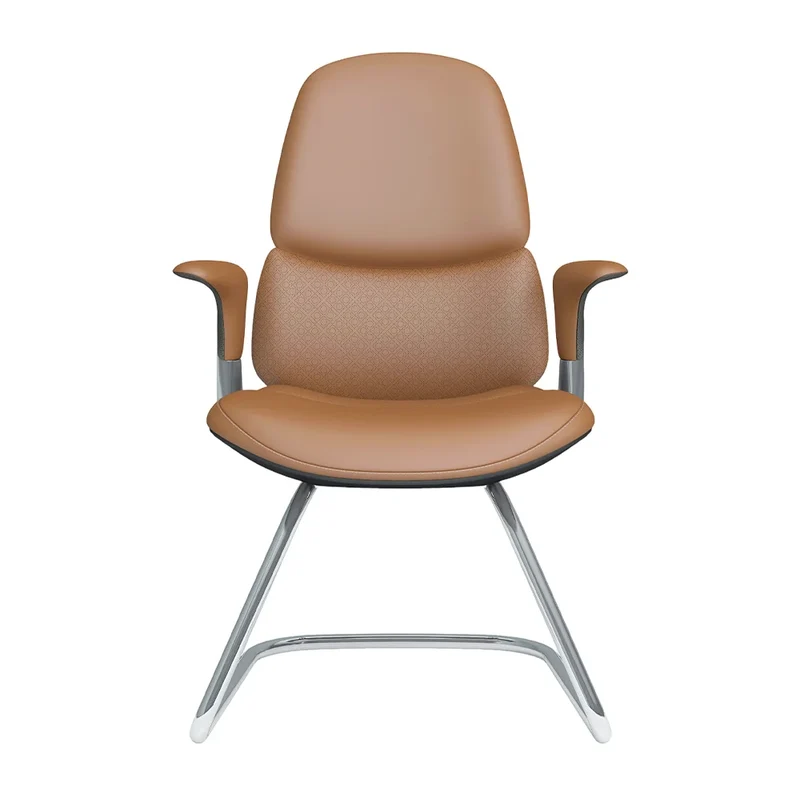 Omidi-Nyla Cantilever Leather Chair with Easy Adjustment