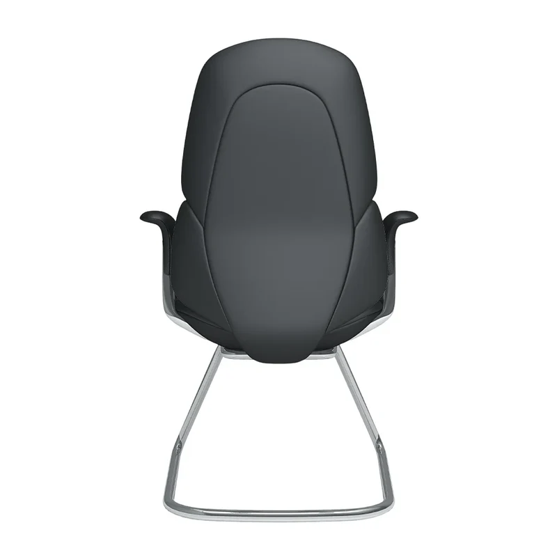 Omidi-Nyla Cantilever Leather Chair with Easy Adjustment
