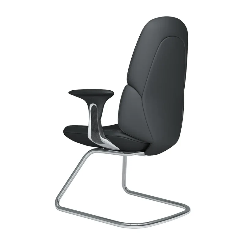 Omidi-Nyla Cantilever Leather Chair with Easy Adjustment