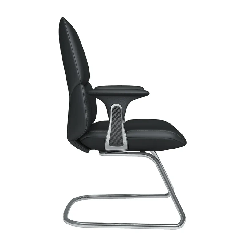Omidi-Nyla Cantilever Leather Chair with Easy Adjustment
