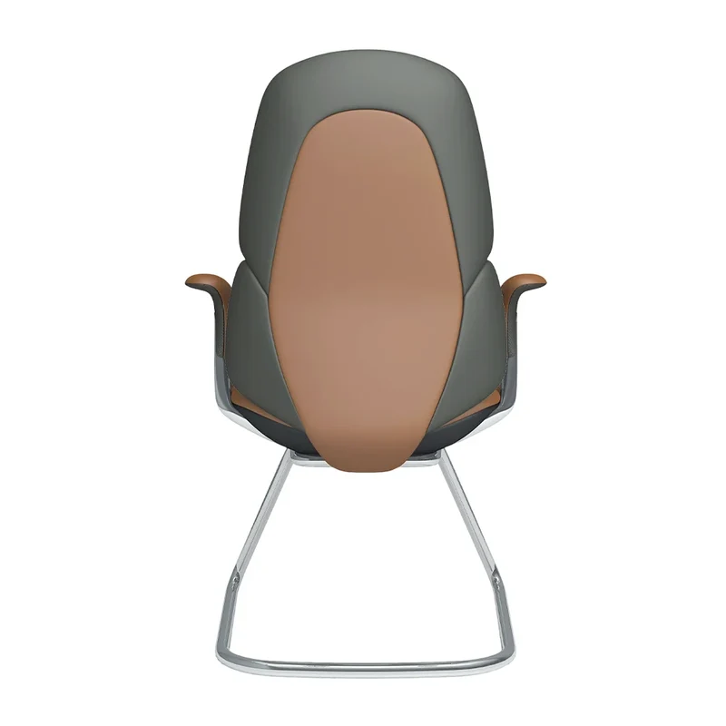 Omidi-Nyla Cantilever Leather Chair with Easy Adjustment