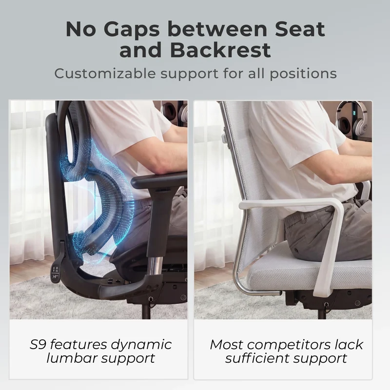 Welax S9 – Ergonomic Office Chair with One-Touch Controls