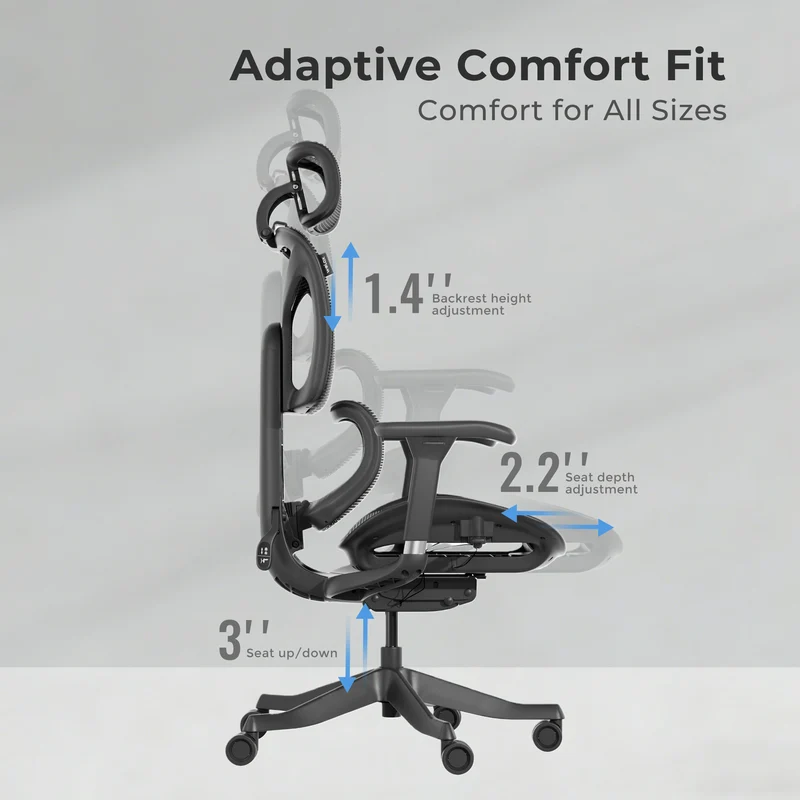 Welax S9 – Ergonomic Office Chair with One-Touch Controls
