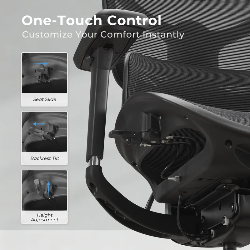 Welax S9 – Ergonomic Office Chair with One-Touch Controls