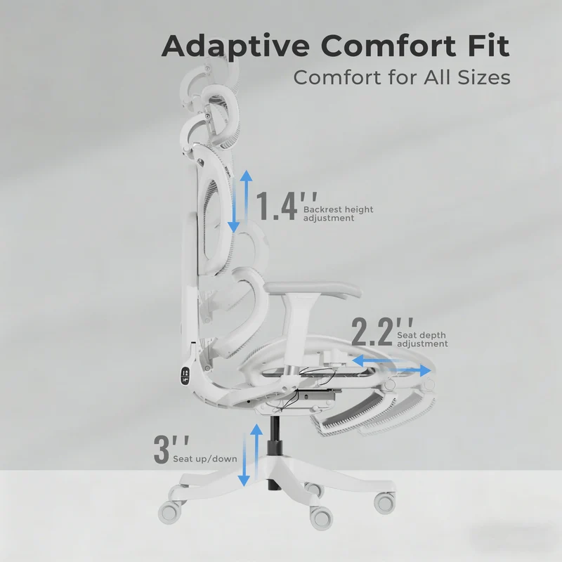 Welax S9 – Ergonomic Office Chair with One-Touch Controls