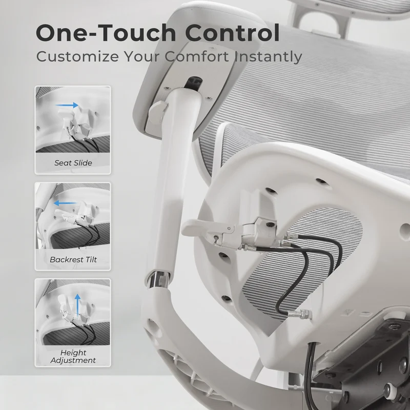 Welax S9 – Ergonomic Office Chair with One-Touch Controls