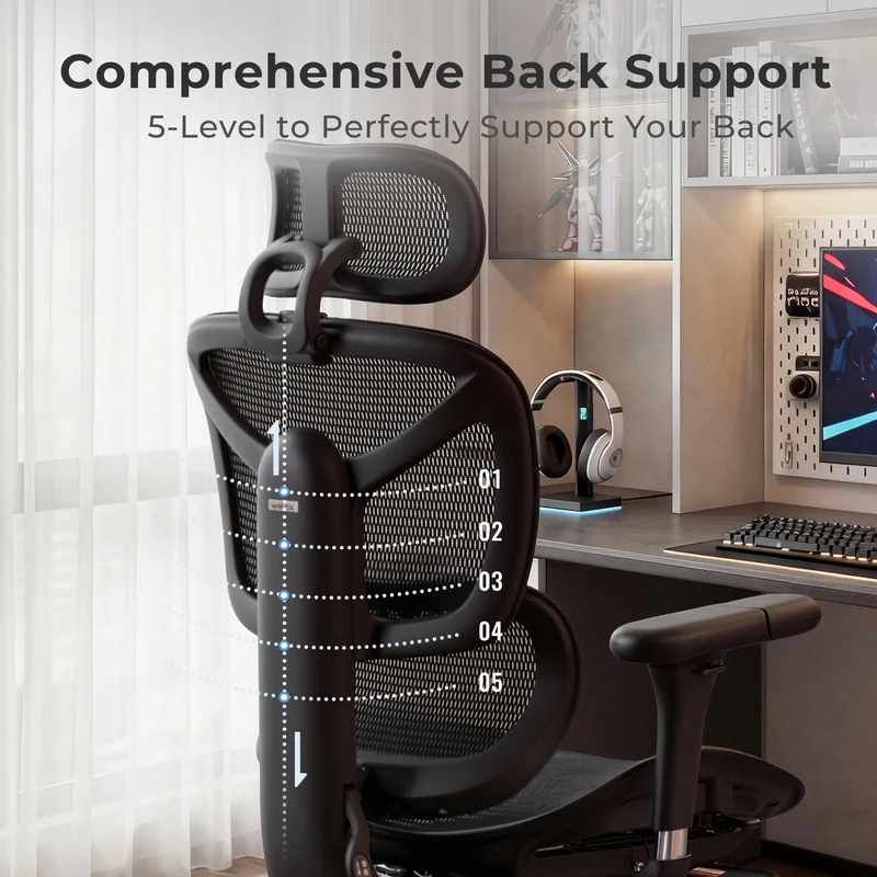 Welax S9 – Ergonomic Office Chair with One-Touch Controls