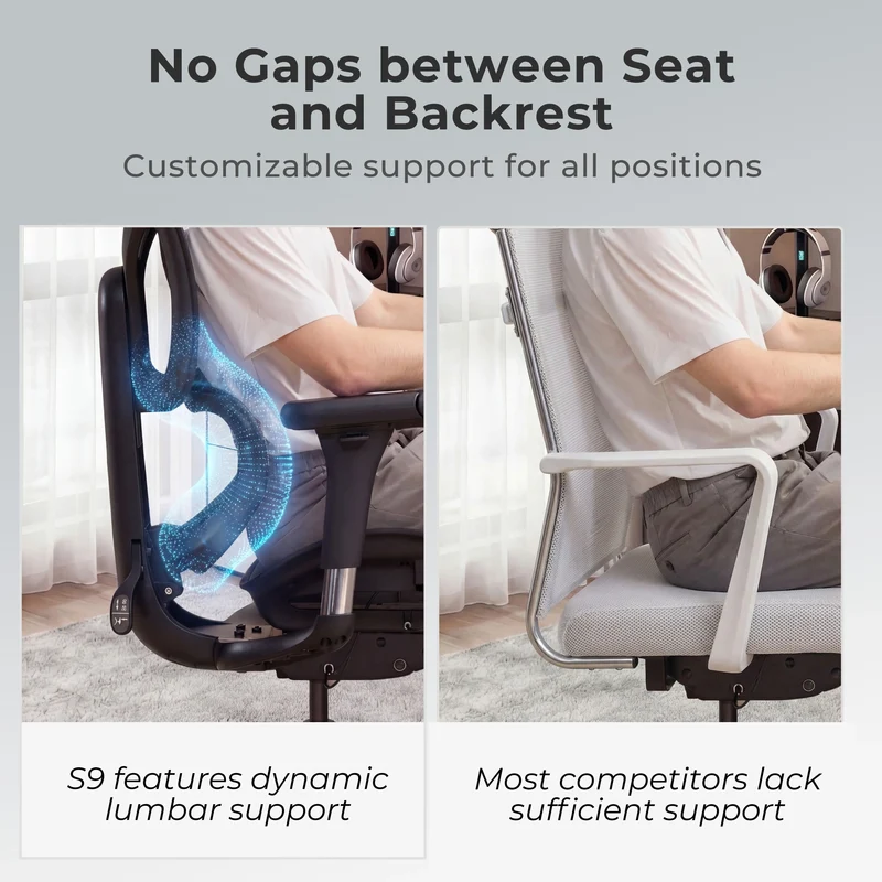Welax S9 – Ergonomic Office Chair with One-Touch Controls