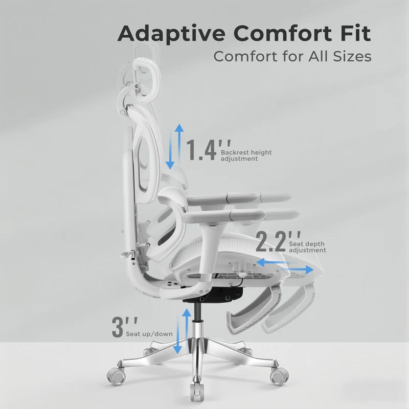 Welax S9 – Ergonomic Office Chair with One-Touch Controls