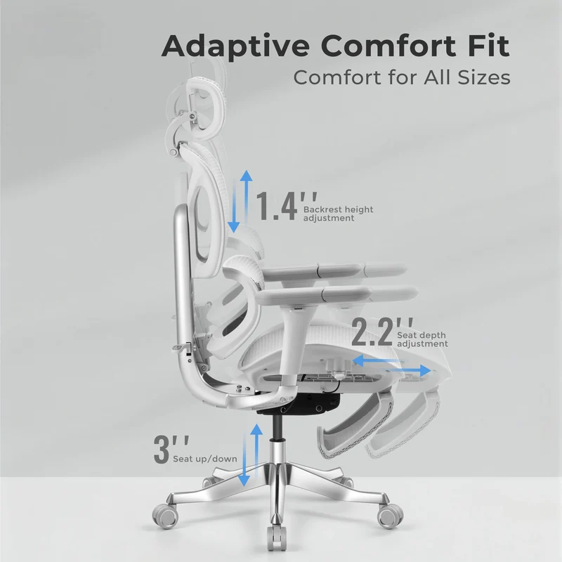 Welax S9 – Ergonomic Office Chair with One-Touch Controls