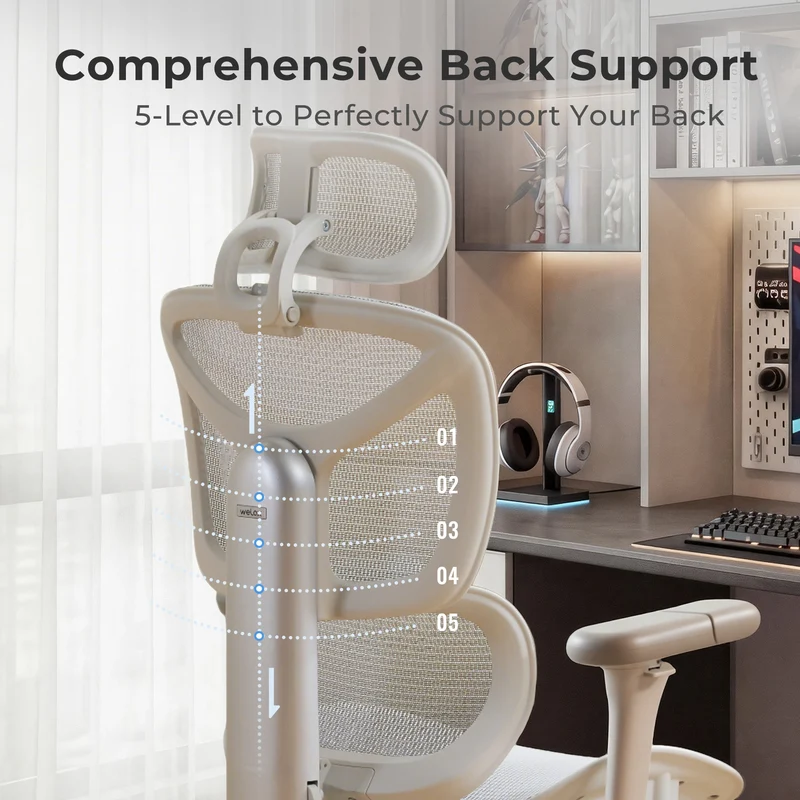 Welax S9 – Ergonomic Office Chair with One-Touch Controls