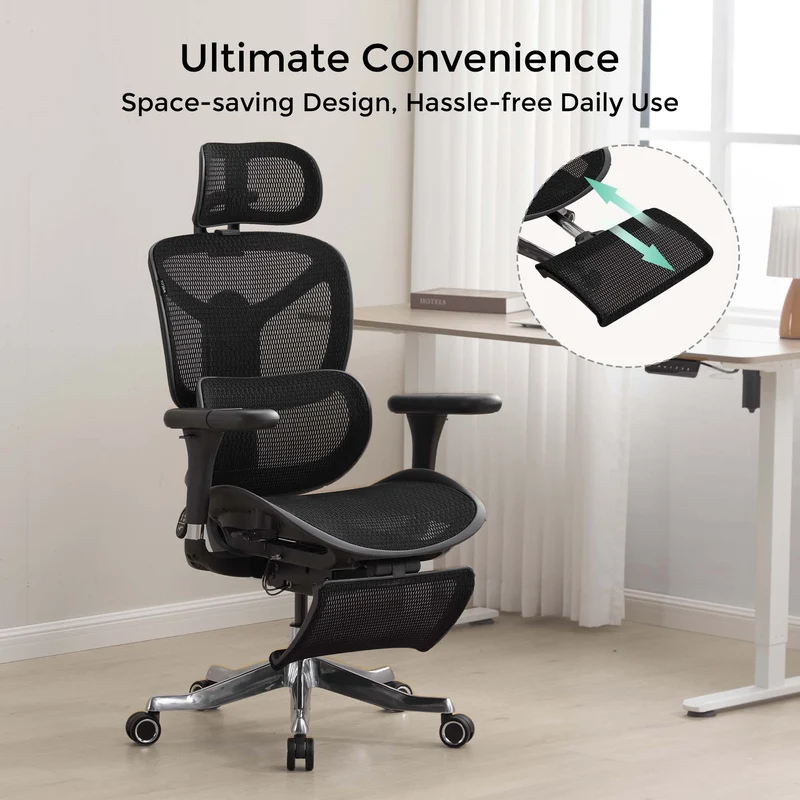 Welax S9 – Ergonomic Office Chair with One-Touch Controls