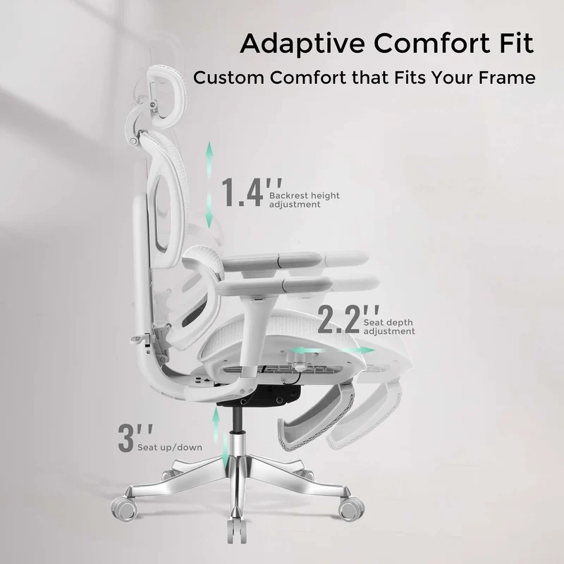 Welax S9 – Ergonomic Office Chair with One-Touch Controls