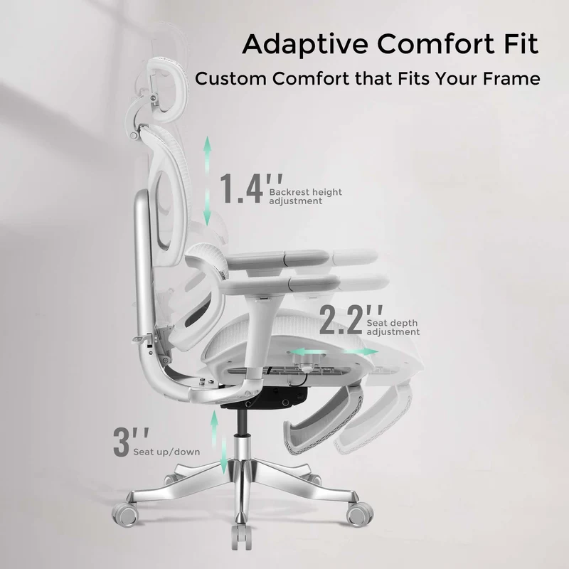 Welax S9 – Ergonomic Office Chair with One-Touch Controls