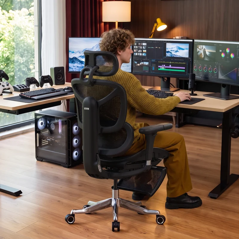 Welax S9 – Ergonomic Office Chair with One-Touch Controls