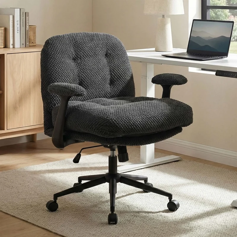 P5 Criss Cross Chair with Extra-Wide Seat and Flip Armrests