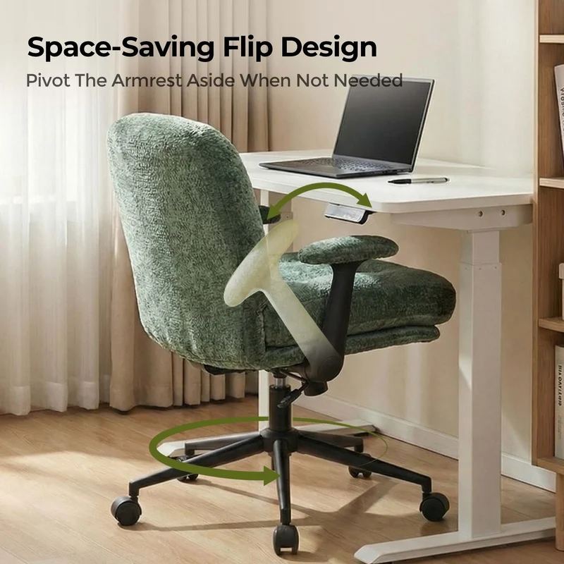 P5 Criss Cross Chair with Extra-Wide Seat and Flip Armrests