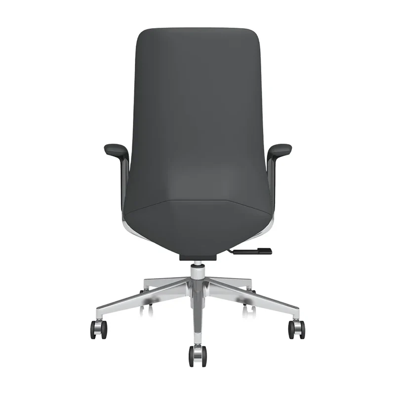 Omidi-Neris Mid-Back Leather Office Chair with Best Value