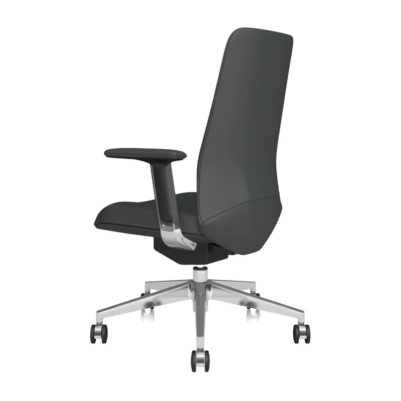 Omidi-Neris Mid-Back Leather Office Chair with Best Value