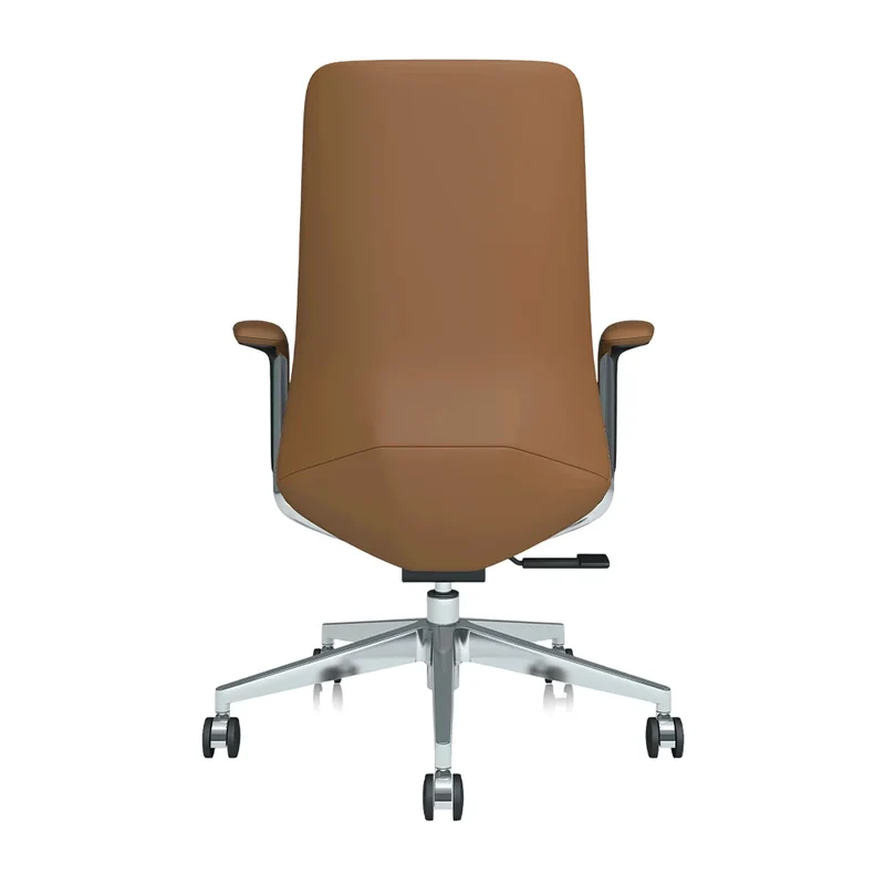 Omidi-Neris Mid-Back Leather Office Chair with Best Value