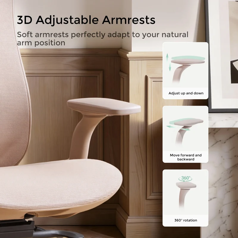 S5 Office Chair with Smooth Arch Design Style
