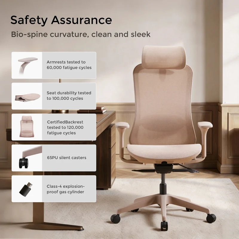 S5 Office Chair with Smooth Arch Design Style