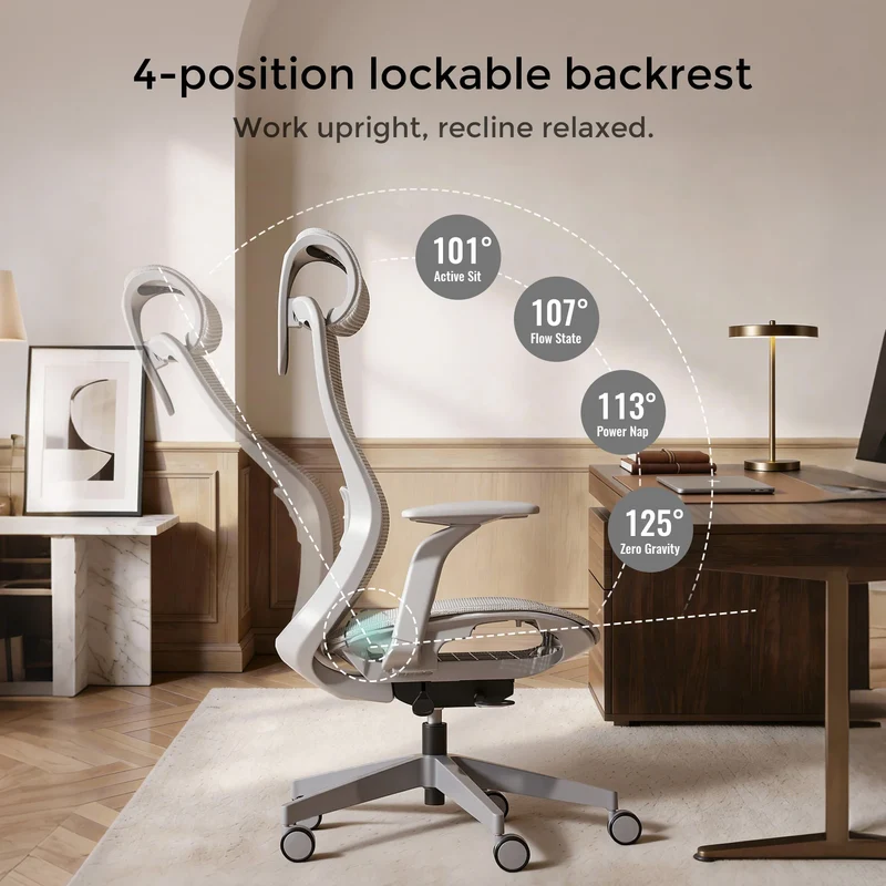 S5 Office Chair with Smooth Arch Design Style