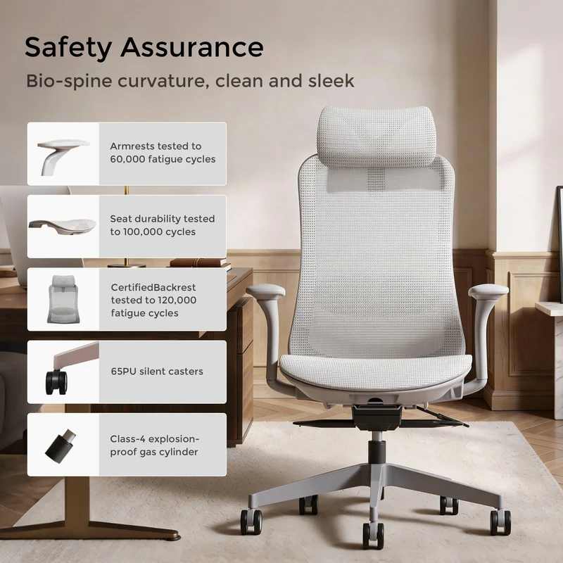 S5 Office Chair with Smooth Arch Design Style