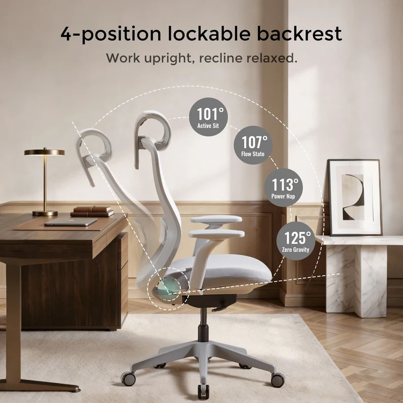 S5 Office Chair with Smooth Arch Design Style