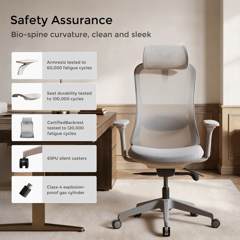 S5 Office Chair with Smooth Arch Design Style
