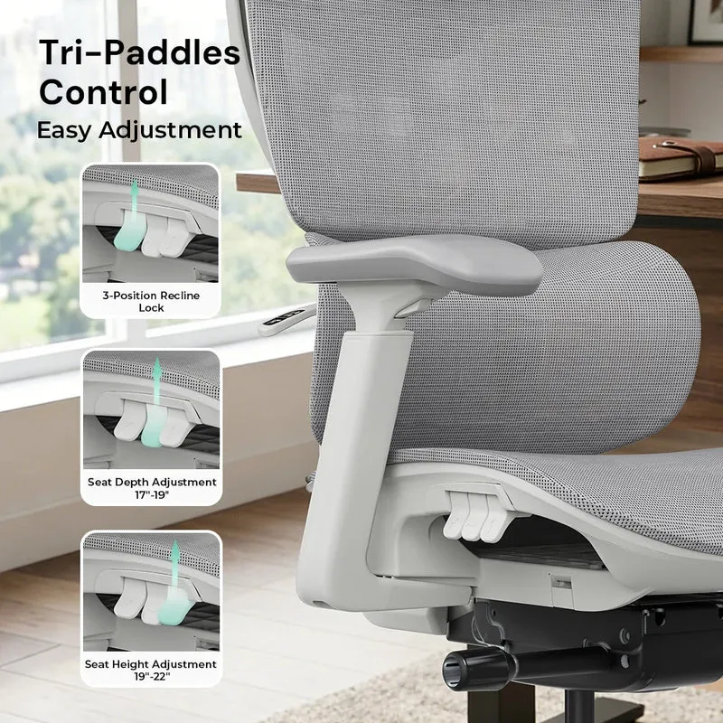 S7 Ergonomic Office Chair with Three-Button Adjustment