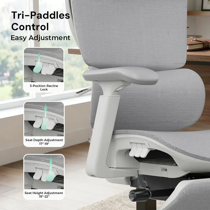 S7 Ergonomic Office Chair with Three-Button Adjustment