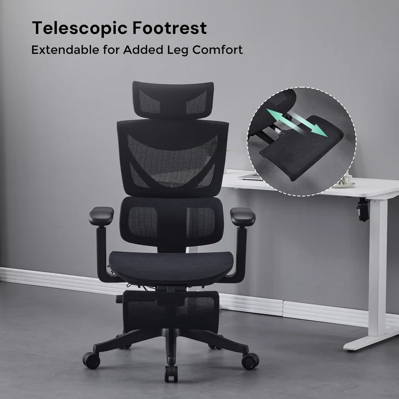 S7 Ergonomic Office Chair with Three-Button Adjustment