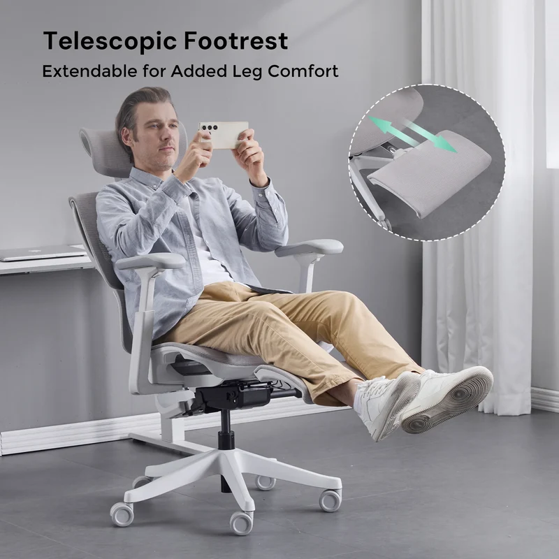 S7 Ergonomic Office Chair with Three-Button Adjustment