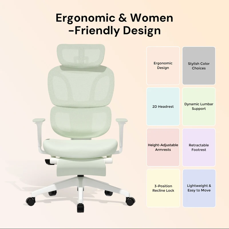 Welax S3 – Ergonomic Office Chair with a Colorful Lifestyle Design