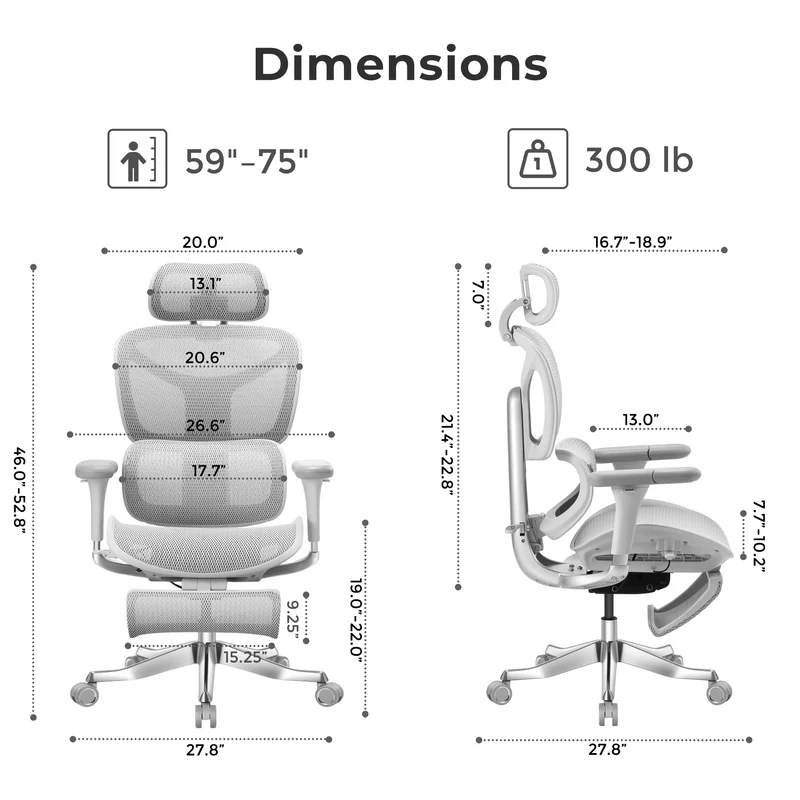 Welax S9 Pro – Premium Ergonomic Office Chair with Superior Comfort